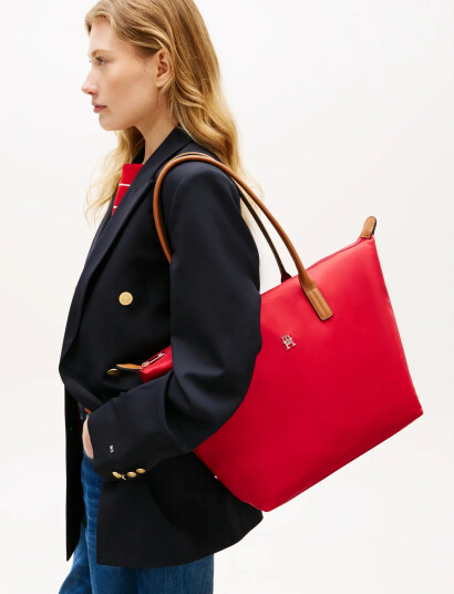 Tommy Hilfiger Popette Tote Red ONE SIZE