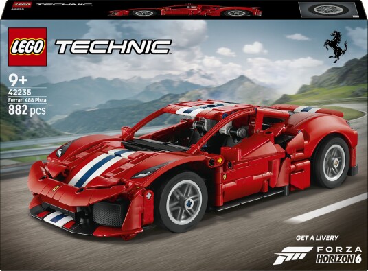 Lego Ferrari 488 Pista-bil