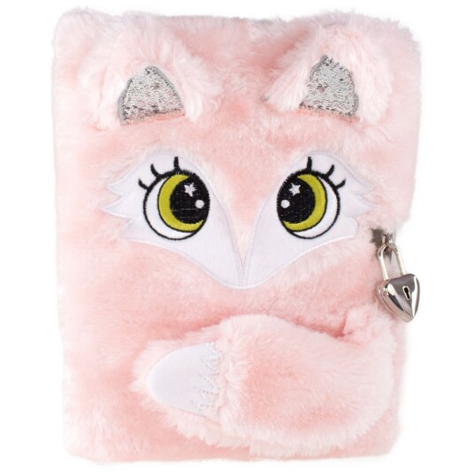 Tinka Plush Diary with Lock Fox 8-802136