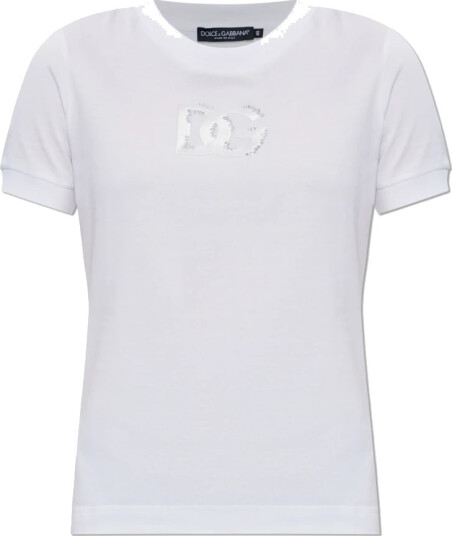 Dolce & Gabbana Dame Topper Hvit S, Dolce & Gabbana Dame Topper Hvit S,