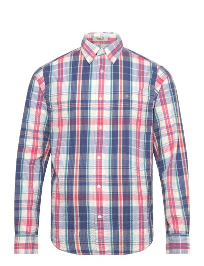 GANT Reg Seersucker Madras Shirt Multi/patterned XXL GANT Reg Seersucker Madras Shirt Multi/patterned XXL