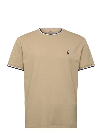 Polo Ralph Lauren Classic Fit Stretch Mesh T Shirt Beige XL