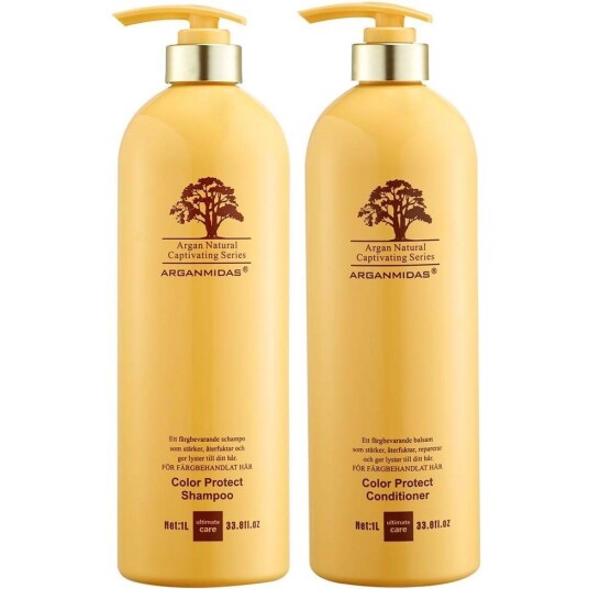 Arganmidas Color Protect Bundle Shampoo 1000 ml & Conditioner 1000 ml