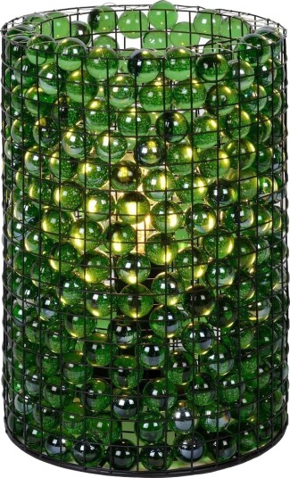 Marbelous Bordlampe Høyde 21 Cm Grønn
