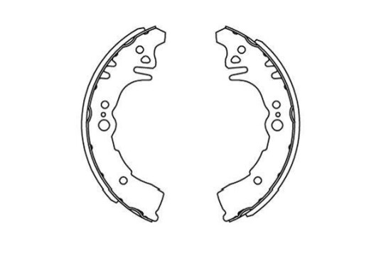 Bremsesko sett KAVO PARTS KBS 9917
