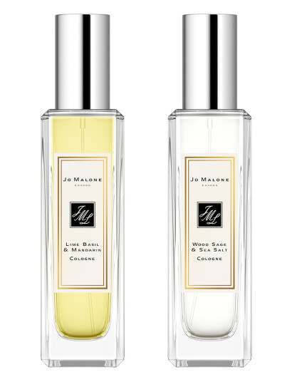 Jo Malone London Scent Pairing Duo Lime Basil & Mandarin + Wood Sage & Sea Salt   Nude   