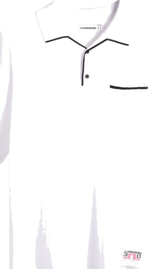 J.Lindeberg 30Y Jesper Retro Relaxed Polo Hvit Golf pologenser herre White X Large
