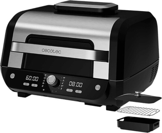 Cecotec Cecofry FireDome 8000 Pro Airfryer - 1700W, 8L - Svart/Stål