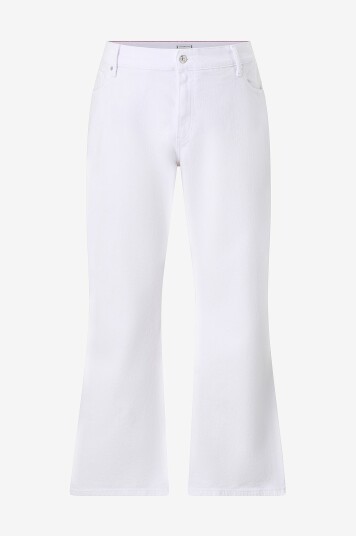 Tommy Hilfiger Curve Jeans Crv Dnm White Flare HW Hvit