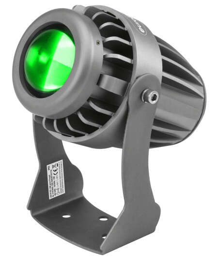 EuroLite Led Ip Pst-10w Grønn Pinspot