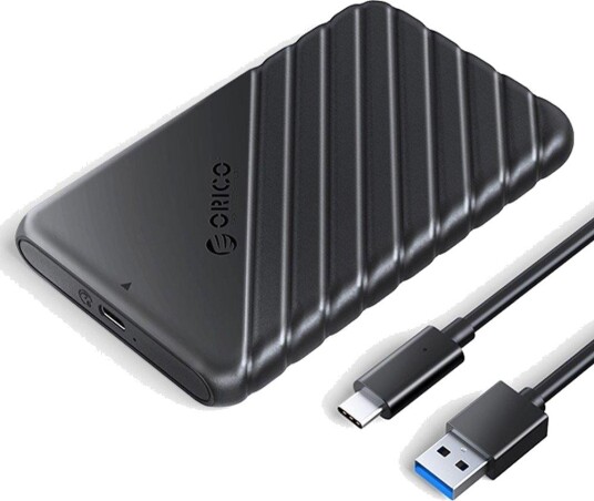 Orico 25PW1-C3-BK-EP 2.5" Harddiskkabinett USB-C 6Gbps Svart