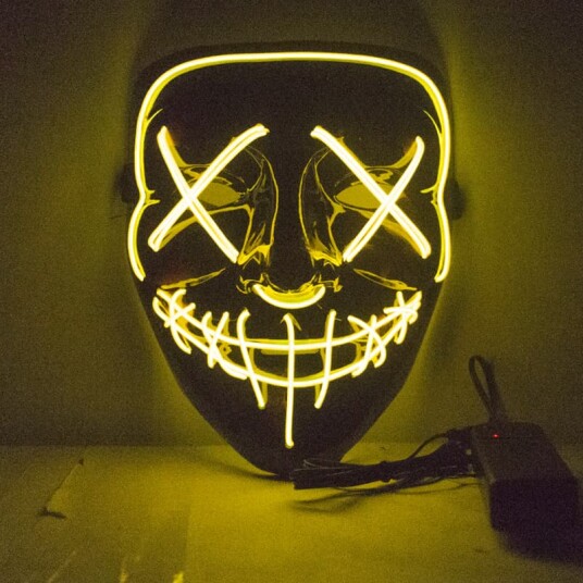 Zoelibat LED Maske Purge Gul