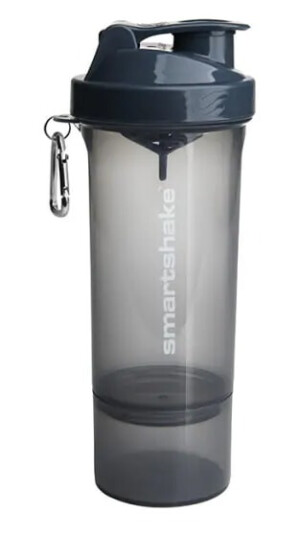 SmartShake Slim 500ml - Stormy Grey