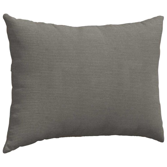 Sofaputer 2 pcs Lysegrå 70 x 50 cm Corduroy stoff