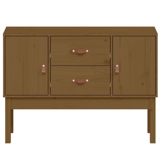 vidaXL Skjenk honningbrun 110x40x78 cm heltre furu