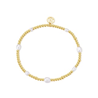 Nora Norway Fabiana Bracelet Gold White Nora Norway Fabiana Bracelet Gold White