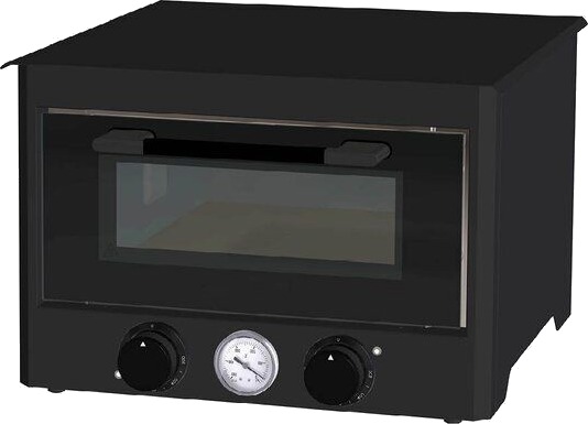 Grand Gourmet Elektrisk Multifunksjons Pizzaovn Utendørs Svart Grand Gourmet Elektrisk Multifunksjons Pizzaovn Utendørs Svart