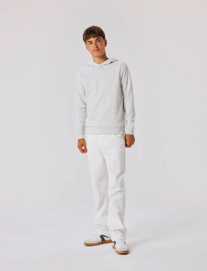 LMTD Nlnnizu Ls Bru Sweat W. Hood Noos Grey 146 152 LMTD Nlnnizu Ls Bru Sweat W. Hood Noos Grey 146 152
