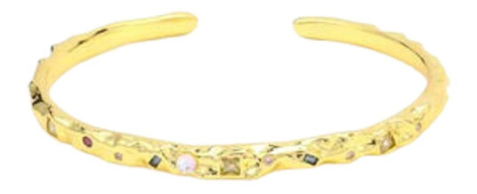 Timi Of Sweden Shiloh Crystal Bangle Bracelet Adjustable