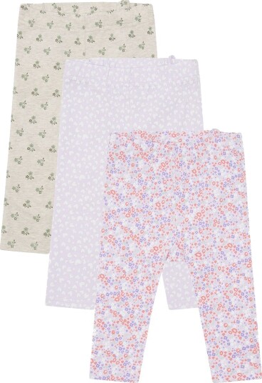 Hust and Claire Leggings   Liva   3 pack   Wheat Melange   Hust and Claire   56   Leggings Beige Lilla