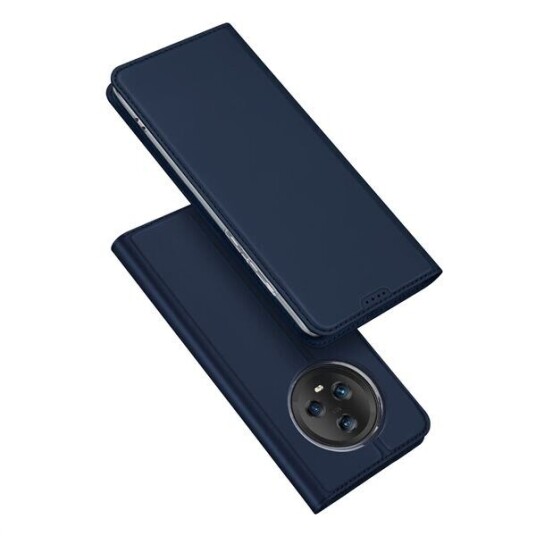 Dux Ducis Dux Ducis Skin Pro-Veske For Honor Magic5 Flip Cover Kortlommebokstativ Blå
