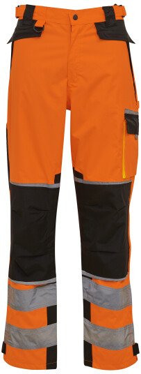 Elka Synlighetsbukser 082404R Oransje/Svart Str. 5XL