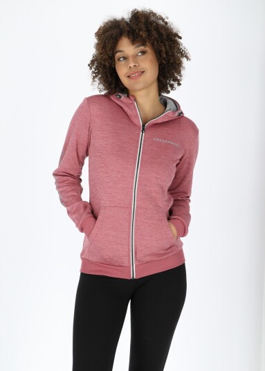 Swedemount Training Logo Zip Hood W Dusty Rose Melange/Lt. Grey Me 42 Hoodies Swedemount Training Logo Zip Hood W Dusty Rose Melange/Lt. Grey Me 42 Hoodies
