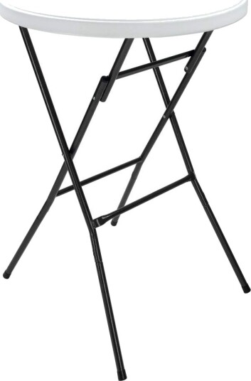 Sammenleggbart barbord – hvitt 110x75cm lettstelt plast Sammenleggbart barbord – hvitt 110x75cm lettstelt plast