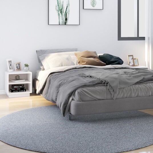 vidaXL Nattbord 2 stk 40x34x40 cm heltre furu hvit vidaXL Nattbord 2 stk 40x34x40 cm heltre furu hvit