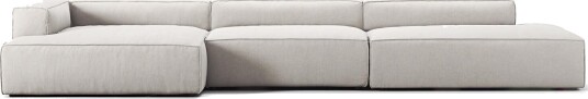 Decotique Grand 5 Seters Sofa Åpen Ende Høyre Moonwhite