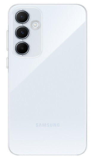 Samsung Galaxy A55 Gjennomsiktig Mobildeksel Hardplast PU/Silikon