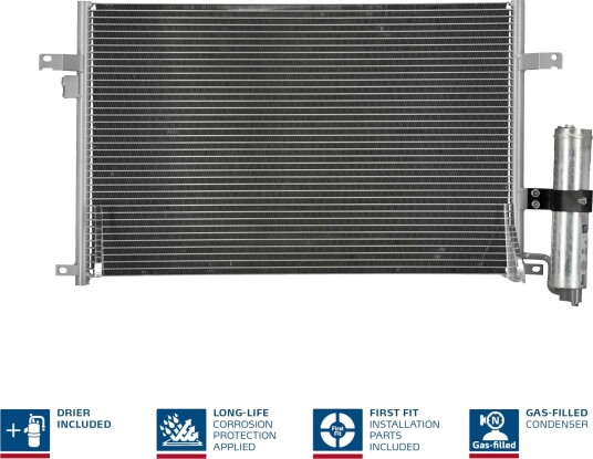 Kondensator NISSENS 94725 Kondensator NISSENS 94725