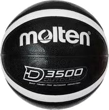 Molten Utendørs basketballball Molten B6D3500-KS sort Molten Utendørs basketballball Molten B6D3500-KS sort