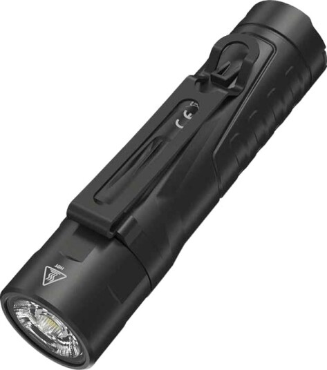 Nitecore MH15 lommelykt - oppladbar, 2000 lumen, vanntett - svart
