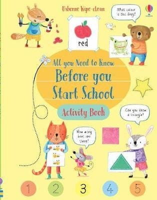 WipeClean All You Need to Know Before You Start School Activity Book
