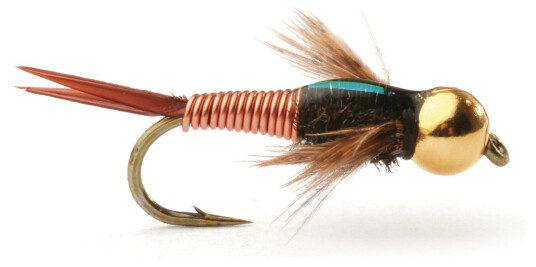 Umpqua Copper John John nymfe beadhead 12 12 STD Umpqua Copper John John nymfe beadhead 12 12 STD