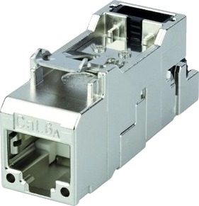 Telegärtner Rj 45 Cat6a Sølv Telegärtner Rj 45 Cat6a Sølv