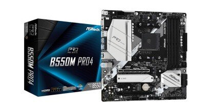 ASRock B550M PRO4 Micro-ATX Hovedkort med AMD AM4 og DDR4 ASRock B550M PRO4 Micro-ATX Hovedkort med AMD AM4 og DDR4
