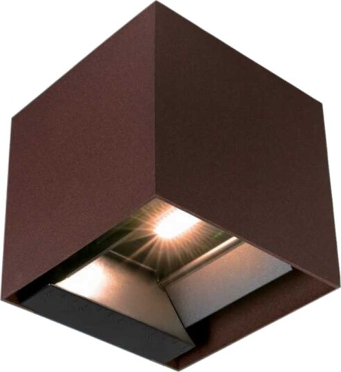 V Tac 9W LED Solcelle vegglampe IP65 CCT 3 lysfarger PIR sensor corten hus Kulør : 3 i 1