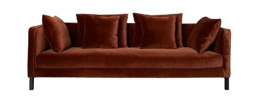 Mercer sofa rust Mercer sofa rust