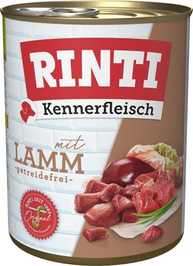 Rinti Våtfôr Kennerkjøtt Lam 12 X 800 G Rinti Våtfôr Kennerkjøtt Lam 12 X 800 G