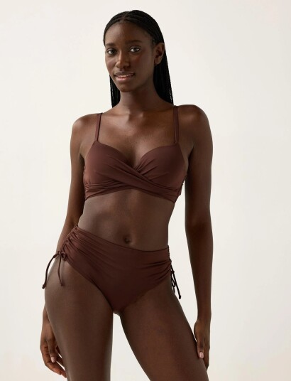 Lindex Lilja Padded Bikini Bra With Underwire Brown 75 B