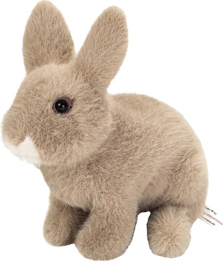 Teddy Hermann Sitting Rabbit Grey 20 cm Grey One Size Teddy Hermann Sitting Rabbit Grey 20 cm Grey One Size