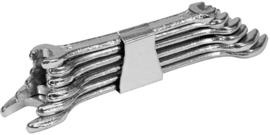 VOREL 50560 Dobbelthodet fastnøkkelsett