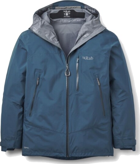Rab Downpour Mountain Jacket Tempest Blue X-Large