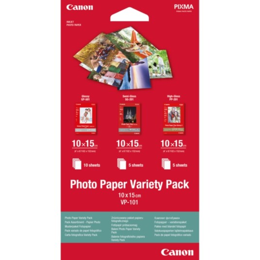 Canon Fotopapir 10x15 cm, Value Pack 0775B078 Canon Fotopapir 10x15 cm, Value Pack 0775B078