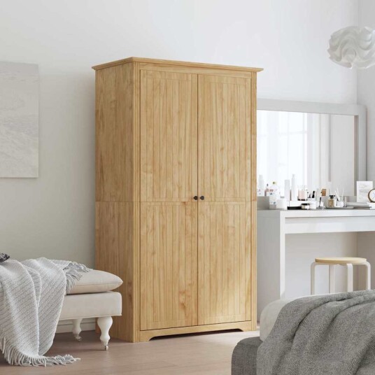 vidaXL Garderobeskap med lagring BODO Honning brun 53,5 x 99 x 173 cm vidaXL Garderobeskap med lagring BODO Honning brun 53,5 x 99 x 173 cm