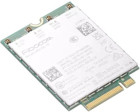 Lenovo Fibocom L860-GL-16 4G WWAN M.2 Modul med 1Gbps Hastighet