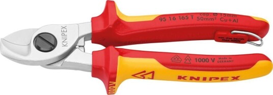 Knipex 9516165T Kabelsaks 165mm med 1000V Skjærediameter