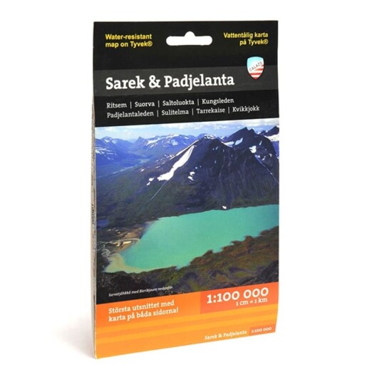 Calazo förlag Sarek & Padjelanta 1:100.000 OneSize, Nocolour